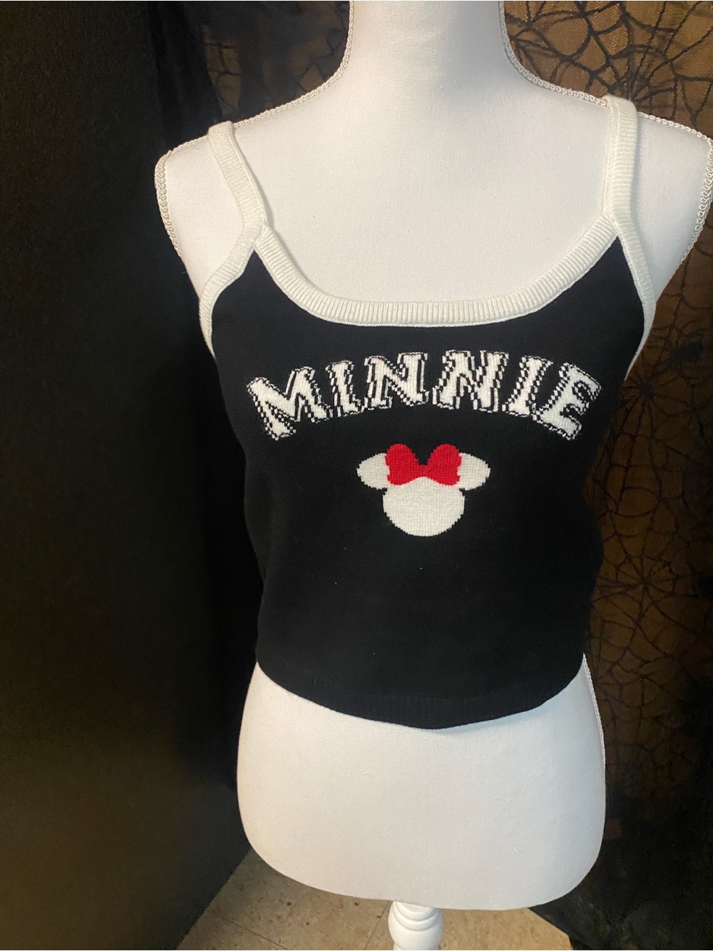 Disney mini  top navy blue great for summer Disney trip or just casual day camis